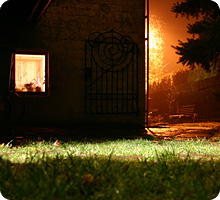 Alarmanlage am Haus