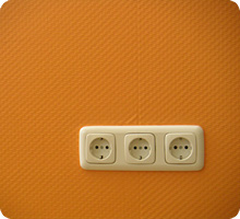 Dreifacher Service Elektroinstallation
