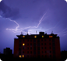 Überspannungsschutz bei Gewitter
